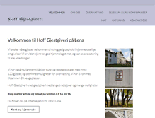 Tablet Screenshot of hoffgjestgiveri.com